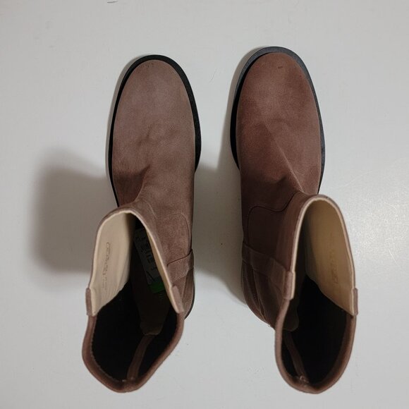 NEW Stuart Weitzman Sadie Boots Womens 9.5 Brown Suede Designer Contemporary - Picture 5 of 10